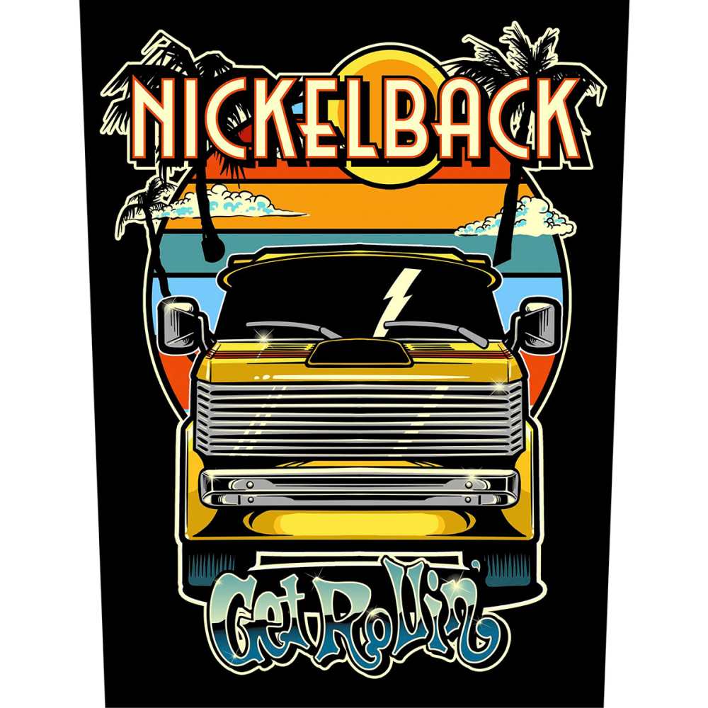 Nickelback - Get Rollin' Patch arrière - Noir/Multicolore